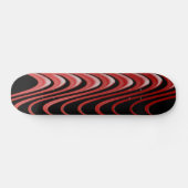 Skateboard Skateboards Red Waves (Horz)