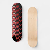 Skateboard Skateboards Red Waves (Recto)