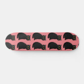 SKATEBOARD SKATEBOARDS ROSE CHAT NOIR (Horz)