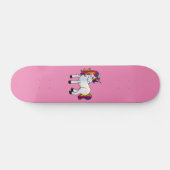 SKATEBOARD SKATEBOARDS UNICORN ROSE POUR LES FILLES (Horz)
