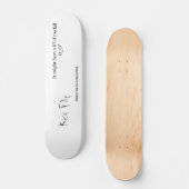 Skateboard Skatebord fait sur commande (Recto)