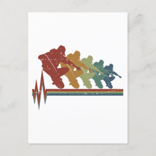 Skateboard Skater Skate Skateboarder Skateboarding Briefkaart