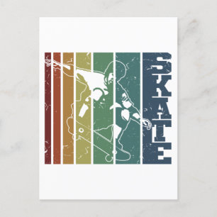 Skateboard Skater Skate Skateboarder Skateboarding Briefkaart