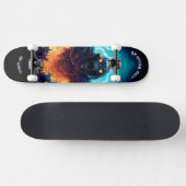 Skateboard Skating out of Hell - Crâne (Horz)