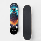 Skateboard Skating out of Hell - Crâne (Recto)
