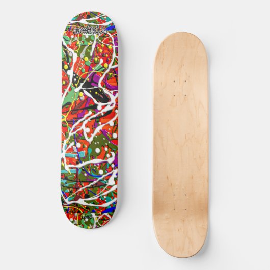Skateboard SKB_013 Plate-forme de peinture Art Patinage Deck (Recto)
