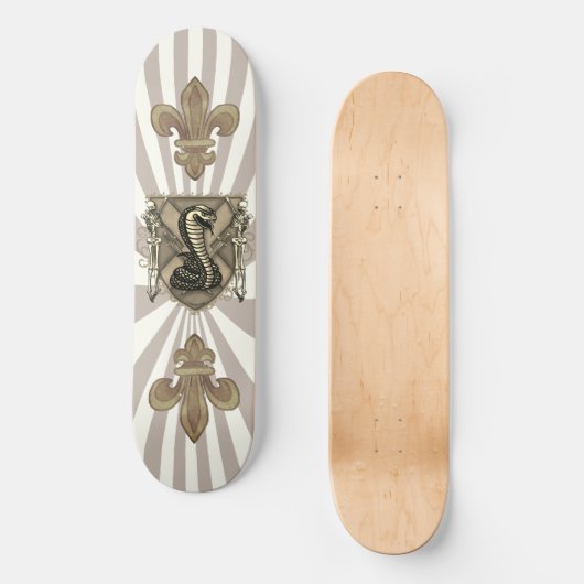 Skateboard Skeleton Cobra Shield Skate (Recto)