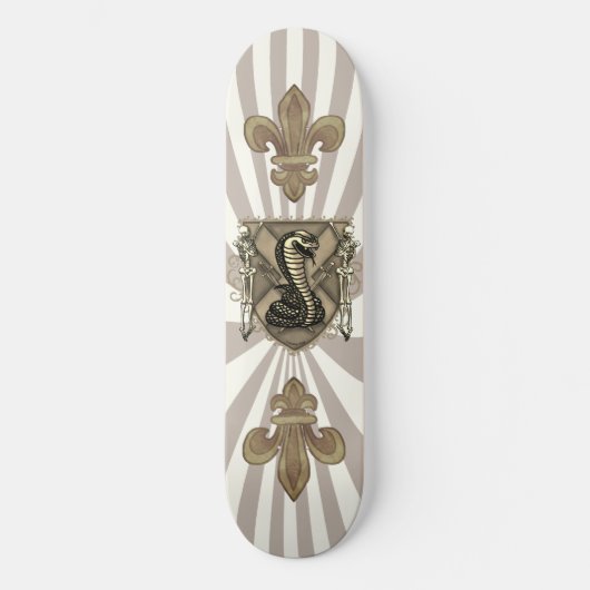 Skateboard Skeleton Cobra Shield Skate (Recto)