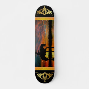 Skateboard Ski Cowboy