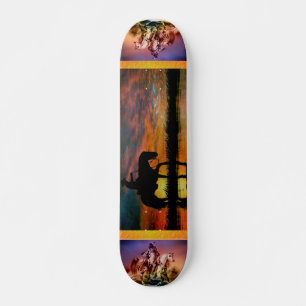 Skateboard Ski Cowboy