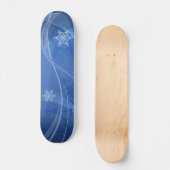 Skateboard Ski d'hiver bleu (Recto)