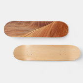 Skateboard Ski - Hard Rock Maple avec design couleur bois (Horz)