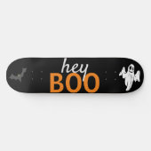 Skateboard Ski - hey BOO Ghost / Bats Black (Horz)