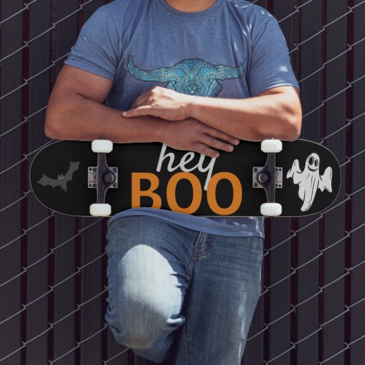 Skateboard Ski - hey BOO Ghost / Bats Black (Extérieur 3)