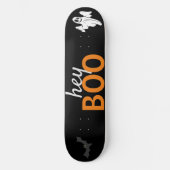 Skateboard Ski - hey BOO Ghost / Bats Black (Recto)
