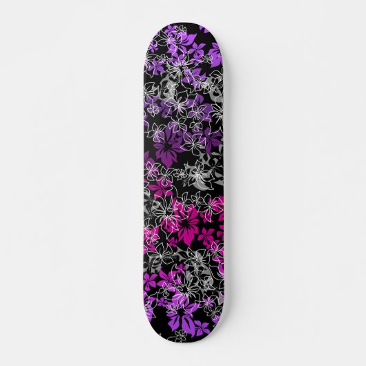 Skateboard Ski Hibiscus (Devant)