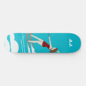 Skateboard Ski nautique de style vintage (Horz)