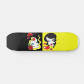 Skateboard Ski noir et jaune (Horz)