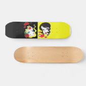 Skateboard Ski noir et jaune (Horz)