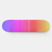Skateboard Ski Pink Yellow Orange Beach Sunset (Horz)