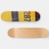 Skateboard Ski "School Bus" (Horz)