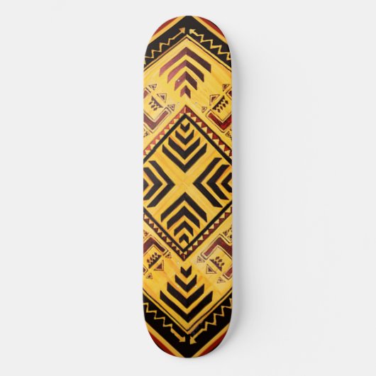 Skateboard Ski Tribal Africain (Recto)