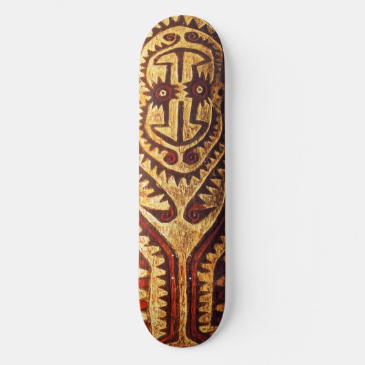 Skateboard Ski Tribal Extrême Maori (Recto)