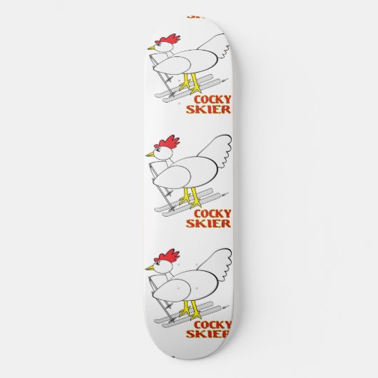Skateboard Skis cocheux (Recto)