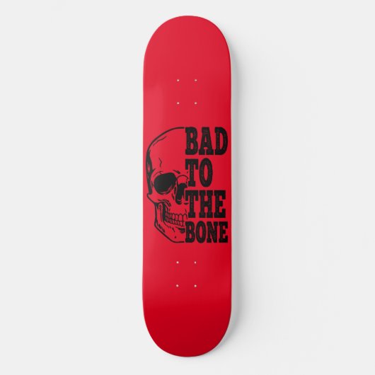 skateboard Skull Bad to Bone (Voorkant)