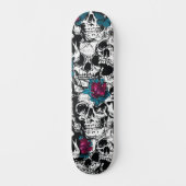 Skateboard Skull Flower Gothic (Recto)