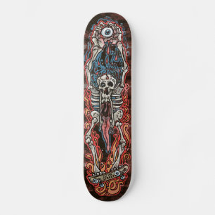 Skateboard Skull Jaw Punk SK8 Board by Eat The Street