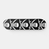 SKATEBOARD SKULL N CROSSBONES PIRATE SKATEBOARDS (Horz)