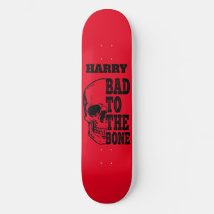 skateboard Skull Personnalisé mal à l'os