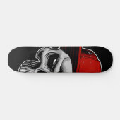 Skateboard - Skull Wearing Pet (Horizontaal)