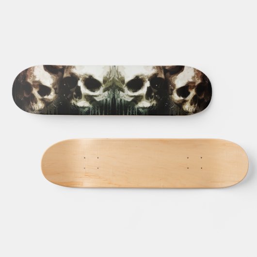 Skateboard Skulls Rustic 16-2 Découpage (Horz)