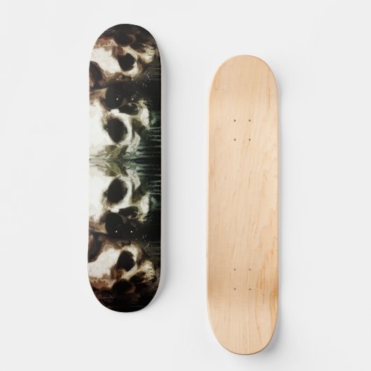 Skateboard Skulls Rustic 16-2 Découpage (Recto)