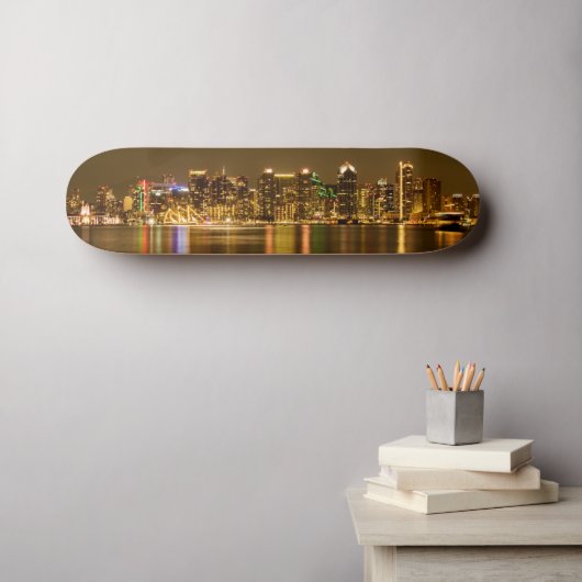 Skateboard Skyline San Diego (Art mural (Horz))