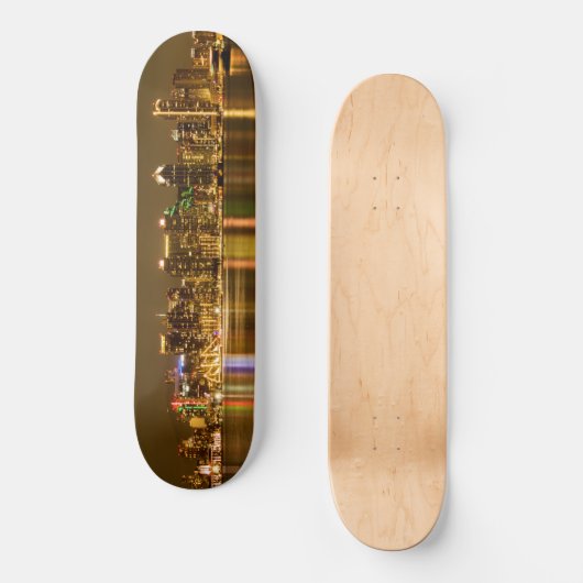 Skateboard Skyline San Diego (Recto)