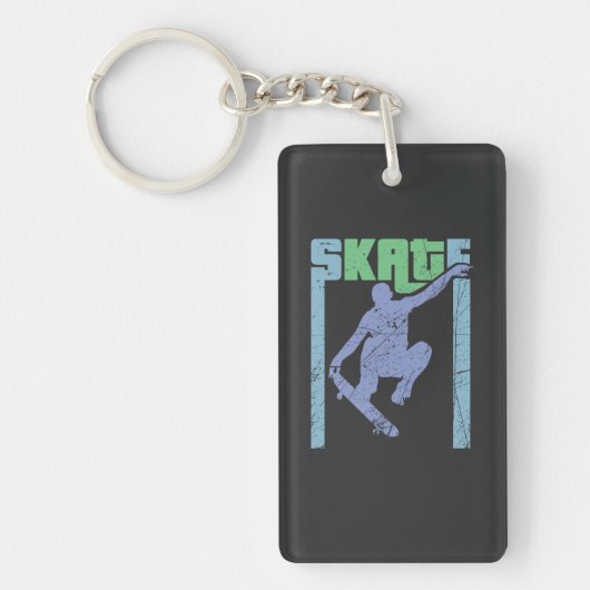  skateboard sleutelhanger (Voorkant)