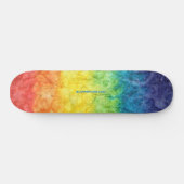 Skateboard SlipperyJoe drapeau gay pride couleurs arc-en-ciel (Horz)