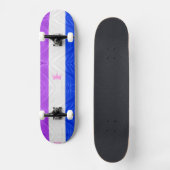 Skateboard SlipperyJoe glisser le drapeau de la fierté violet (Recto)
