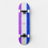 Skateboard SlipperyJoe glisser le drapeau de la fierté violet (Recto)