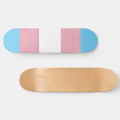 Skateboard SlipperyJoe's artistique Transgender Pride drapeau (Horz)