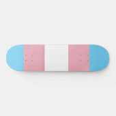 Skateboard SlipperyJoe's artistique Transgender Pride drapeau (Horz)