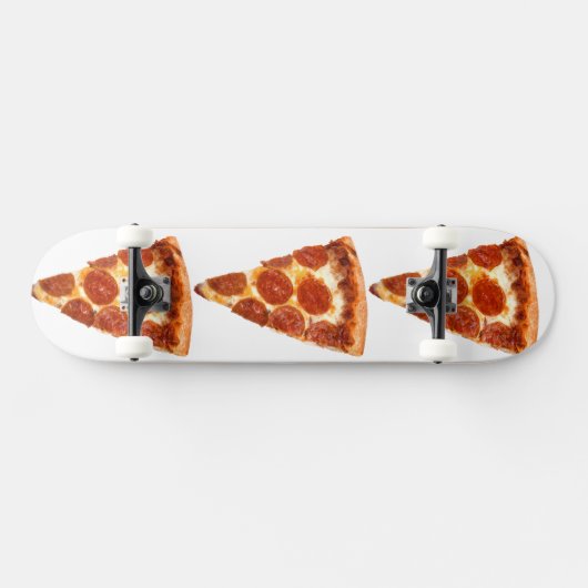 Skateboard SlipperyJoe's classique pepperoni pizza tranche fo (Horz)