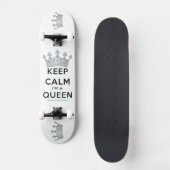 Skateboard SlipperyJoe's Keep Calm Queen couronne joyaux a (Recto)