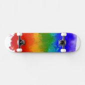 Skateboard SlipperyJoe's orgueil éclatant couleurs arc-en-cie (Horz)