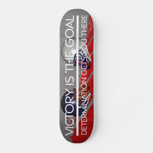 Skateboard Slogan SUPÉRIEUR de victoire du football (Recto)