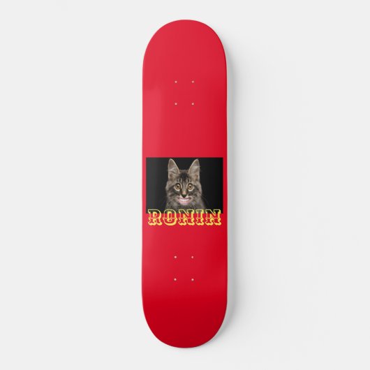 Skateboard SMILE KITTY RONIN Skate Deck (Recto)