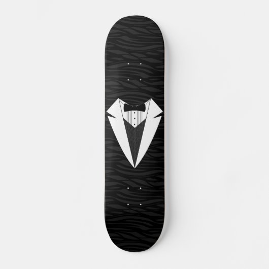 Skateboard Smoking noir/blanc (Recto)